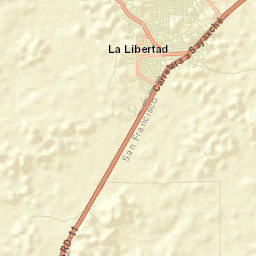 La Libertad Street Map