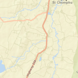 Amphoe Si Chom Phu Street Map