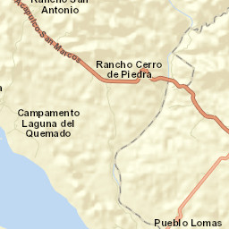 Cerro de Piedra Street Map