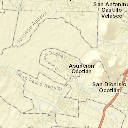 Santa Inés Yatzeche Street Map