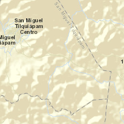 San Miguel Tilquiapam Street Map