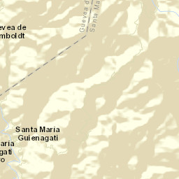 Santa María Guenagati Street Map