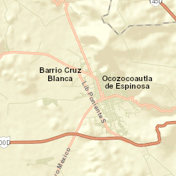 Ocozocoautla de Espinosa Street Map