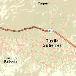 Tuxtla Street Map
