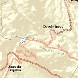 Juan del Grijalva Street Map