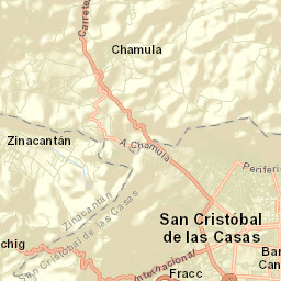 Zinacantán Street Map