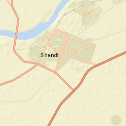 Shendi Street Map
