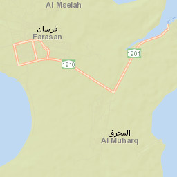 Farasān Street Map