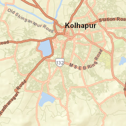 Kolhapur Street Map