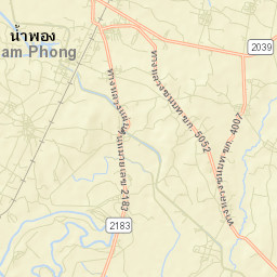 Amphoe Nam Phong Street Map