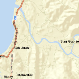 San Gabriel Street Map