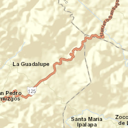Santa María Ipalapa Street Map