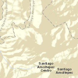 Santiago Amoltepec Street Map