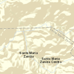 Santa María Zaniza Street Map
