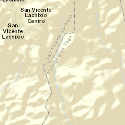 San Vicente Lachixío Street Map