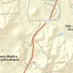 Magdalena Ocotlán Street Map