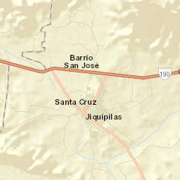 Jiquipilas Street Map