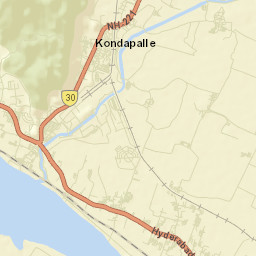 Kondapalle Street Map