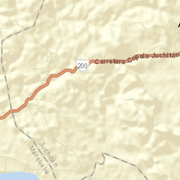 Agua Zarca Street Map