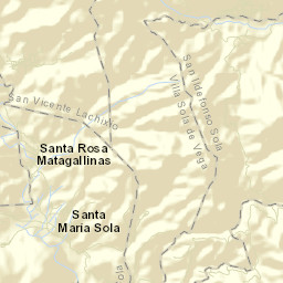 Santa María Sola Street Map