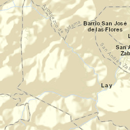 San Andrés Zabache Street Map