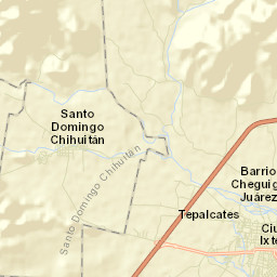 Ixtepec Street Map