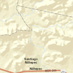 Niltepec Street Map