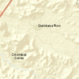 Quintana Roo Street Map