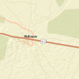 Ndioum Street Map