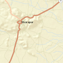 Shorapur Street Map