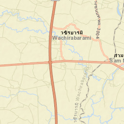 Amphoe Wachira Barami Street Map