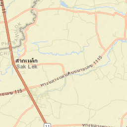 Amphoe Sak Lek Street Map