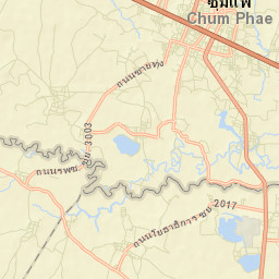 Chum Phae Street Map