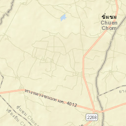 Amphoe Chuen Chom Street Map
