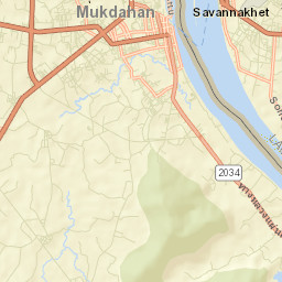 Mukdahan Street Map
