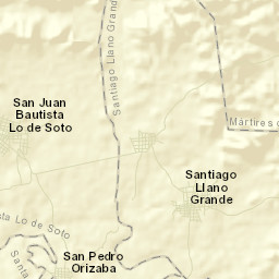 Santiago Llano Grande Street Map