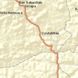 San Sebastián Ixcapa Street Map