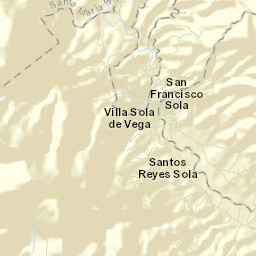 Villa Sola de Vega Street Map