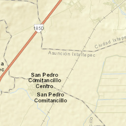 San Pedro Comitancillo Street Map