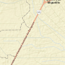 La Ventosa Street Map