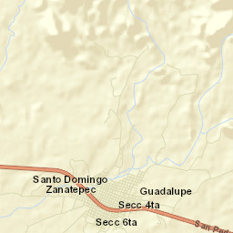 Santo Domingo Zanatepec Street Map