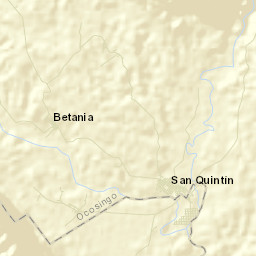 San Quintín Street Map