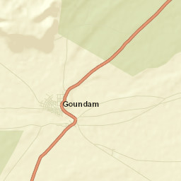 Goundam Street Map