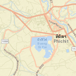 Amphoe Mueang Phichit Street Map