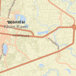 Khon Kaen Street Map