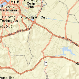 Huế Street Map