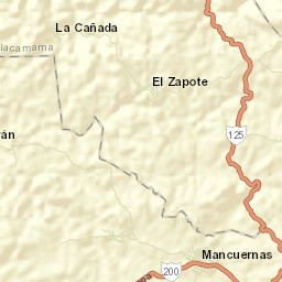 Mancuernas Street Map
