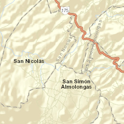 San Nicolás Street Map