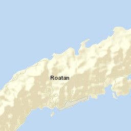 Roatán Street Map