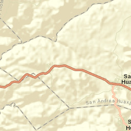 San Andrés Huaxpaltepec Street Map